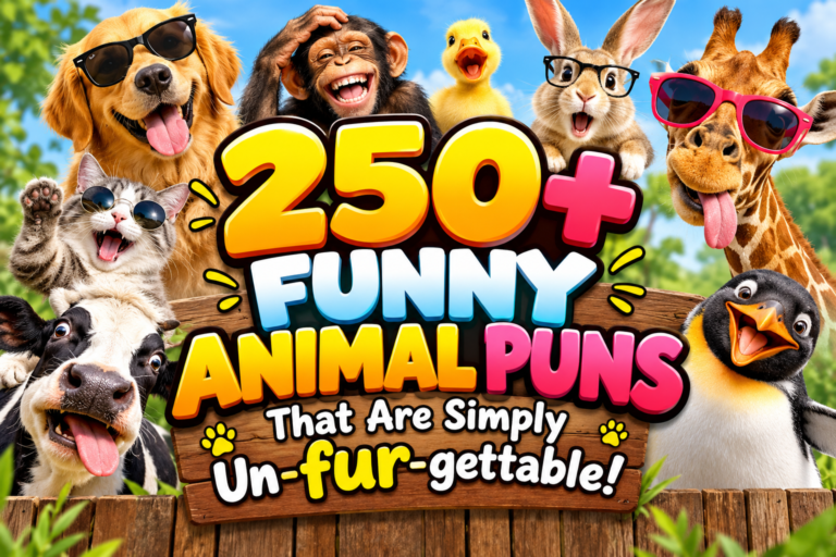 250+ Funny Animal Puns That Are Simply Un-fur-gettable